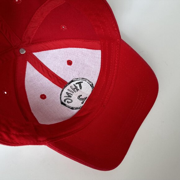 Thing 2 Baseball Hat Universal Studios Adjustable Strap Back 100% Cotton Cap Red - Picture 9 of 12